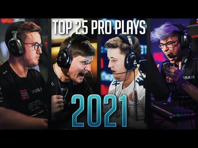 TOP 25 CS:GO PRO PLAYS OF 2021! (THE BEST FRAG HIGHLIGHTS OF THE YEAR)