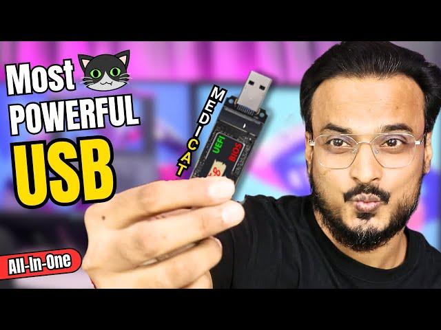 Medicat Bootable USB -All in One USB Bootable TOOL (FULL Tutorial) Hindi