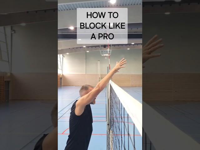 Block like a pro! Volleyball blocking Hacks! #volleyball