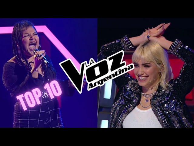 TOP 10 | BEST Blind Auditions In The Voice Argentina 2021 - Women