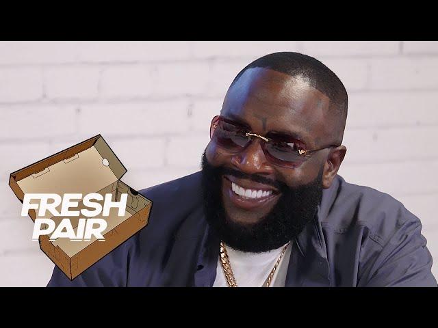 Rick Ross Claims His Custom Sneakers Are Better Than Khaled's Jordans, Talks 'Hustlin', Pimp C, MMG