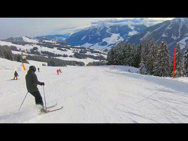 Saalbach Hinterglemm - Austria Ski - #50/50a - 3.6 km 821 m down. 4K Gimbal Double Camera.