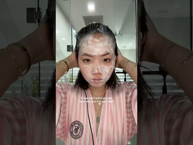 If you can’t put it on your face, why put it in your hair? 