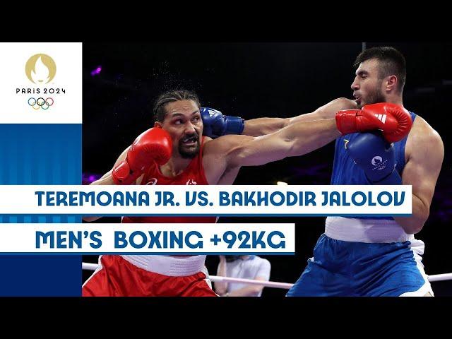  Teremoana Jr. vs. Bakhodir Jalolov  | Men's Boxing +92kg | #Paris2024 Highlights