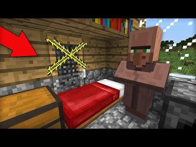 Я НАШЁЛ ТАЙНУЮ КОМНАТУ ДОМА У ЖИТЕЛЯ В МАЙНКРАФТ | Компот Minecraft