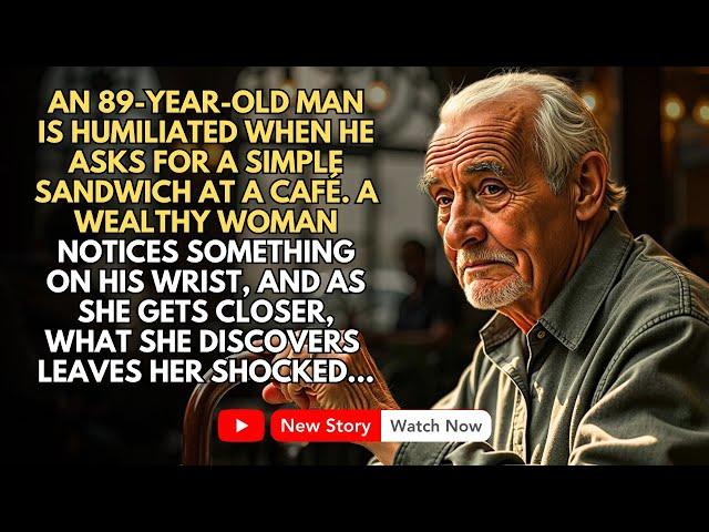 AN 89-YEAR-OLD MAN WAS HUMILIATED WHEN HE ASKED FOR A SIMPLE SANDWICH AT A CAFÉ WHEN...