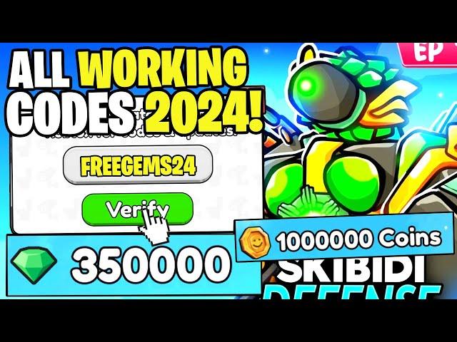 *NEW* ALL WORKING CODES FOR SKIBIDI TOWER DEFENSE IN JUNE 2024! ROBLOX SKIBIDI TOWER DEFENSE CODES