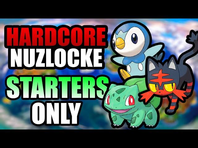 Pokémon Ultra Moon Hardcore Nuzlocke - STARTERS Only! (No items, No overleveling)