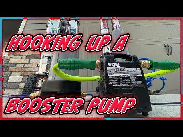 HOOKING UP A BOOSTER PUMP TO A XERO PURE X2 | WATER FED POLE