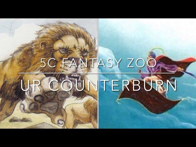 131) Fantasy-Zoo Vs Counter-Burn. Old school mtg. 93/94. Swedish B/R.