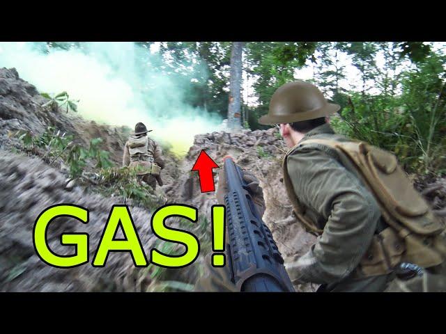 WW1 Airsoft with MUSTARD GAS! (Meuse-Argonne Offensive)