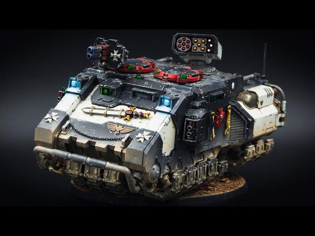 Black Templars Primaris Impulsor build video