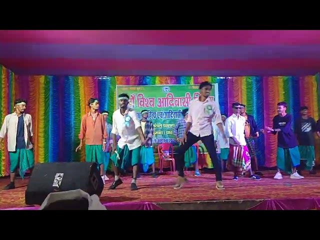 KUNKAL KANDA//AADIWASI DIWAS BOY SANTHALI DANCE 2024//SP college Dumka (jharkhand)2024