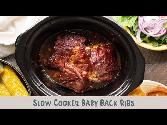 Slow Cooker Baby Back Ribs