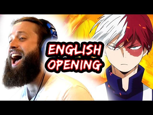 what if the new My Hero Academia opening was in english?