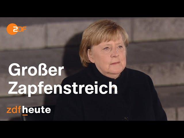 Ende einer Ära - Großer Zapfenstreich für Angela Merkel | ZDF-Spezial