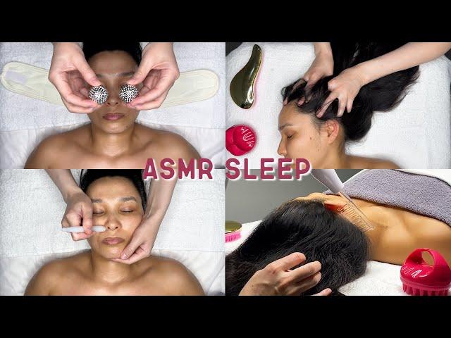 ASMR Face & Head Massage for Instant Relaxation Fall Asleep Fast