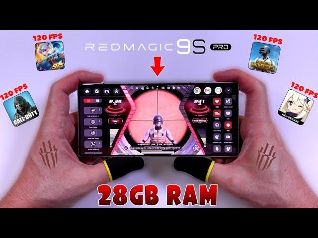 REDMAGIC 9S PRO has 28GB RAM  | UNBOXING + REVIEW (PUBGM / CODM / GENSHIN IMPACT / MLBB)