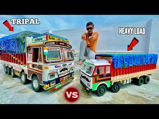 RC TATA LPT 1210 Vs TATA Biggest 4825 Truck - Chatpat toy TV