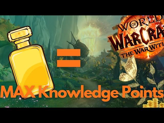 Max Knowledge Points & BEST Farming with this Potion!  BIG Gold in The War Within!