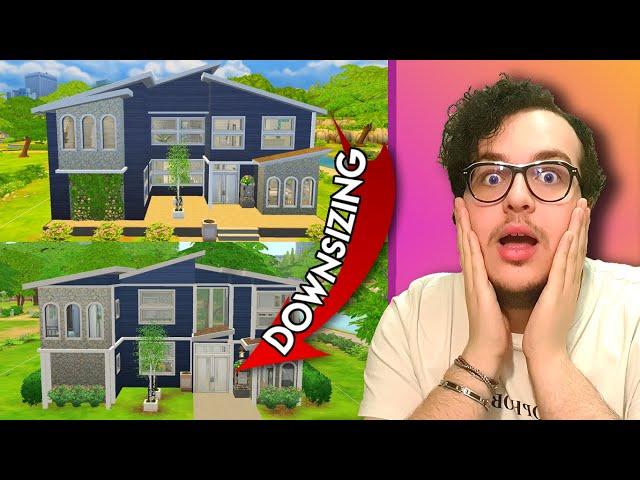 FROM RESIDENTIAL TO TINY HOME | DOWNSIZING CHALLENGE | The Sims 4