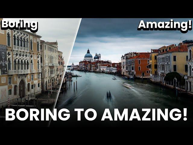 From boring daylight to fine art photography using dramatic settings in Lightroom 2023