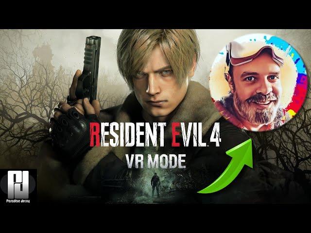 My Friend tries Resident Evil 4 for the 1st time on PSVR2 (WARNING: Contains animal mutilation)