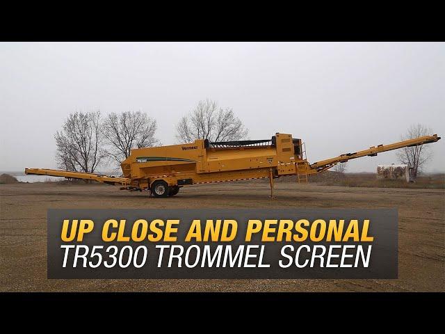 Walkaround of the Vermeer TR5300 trommel screen