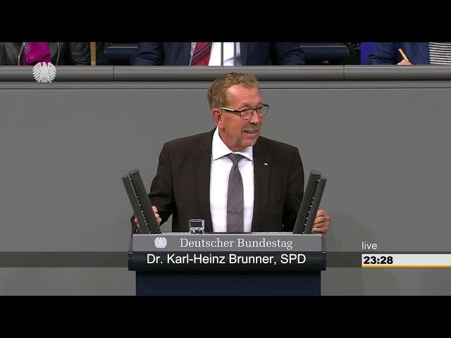Bundestag * Änderung des Grundgesetze Grundrechte für alle * Karl-Heinz Brunner SPD