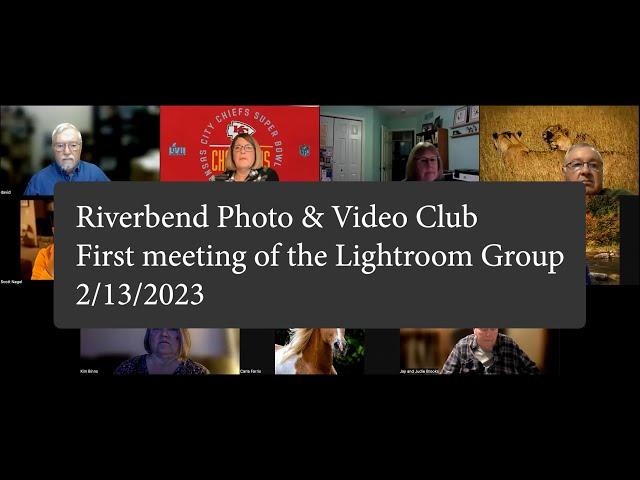 Lightroom group meeting #1