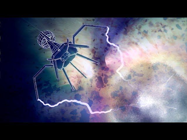 Nanobots fighting viruses in the human body