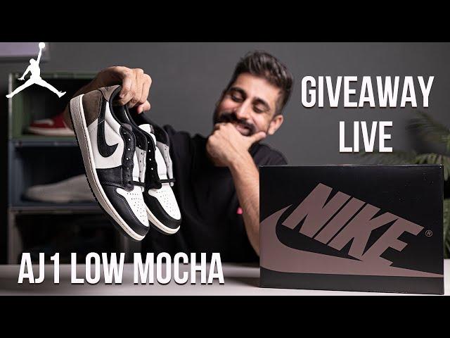 AIR JORDAN 1 LOW MOCHA GIVEAWAY LIVE