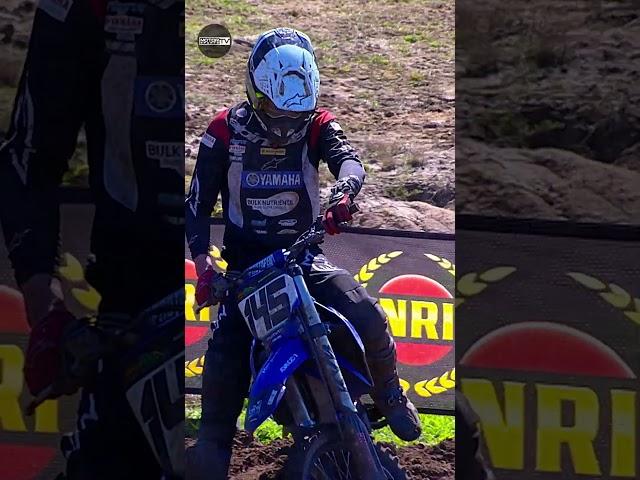 HEAVY crash for motocross race leader! #shorts @ProMXChampionship #motorsportaustralia