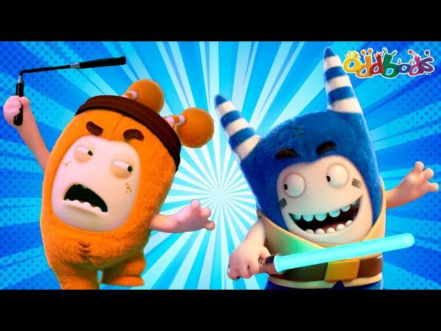 Oddbods | NEW | THE ODD SIDE VS THE DARK SIDE | Funny Cartoons For Kids