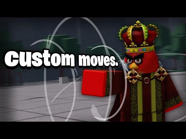 this feature allows you to make CUSTOM MOVES in The Strongest Battlegrounds...