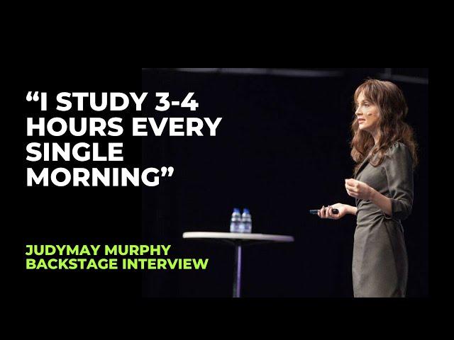 “I study 3-4 hours every single morning” - Judymay Murphy Backstage Closers Only event 2022