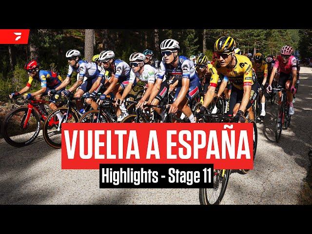 Highlights: 2023 Vuelta a España Stage 11 - Sepp Kuss Retains Lead Over Remco Evenepoel