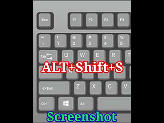 Computer shortcut key In screenshot|| how to screenshot in computer #computer #shortvideo