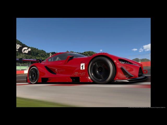 Gran Turismo 7: Toyota ft1 VGT dragon trail time attack :1'37"688