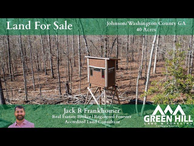 Johnson 40 Acres | Hunting Land for Sale in Georgia