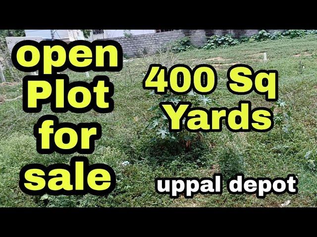 400 Sq Yards open Plot for sale in Uppal depot |+916301963031