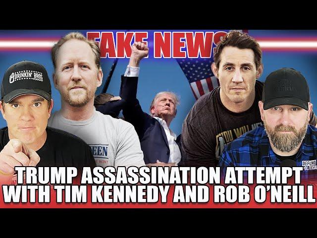 Trump Assassination Attempt Breakdown With Tim Kennedy And Rob O'Neill - Drinkin' Bros Podcast Ep…