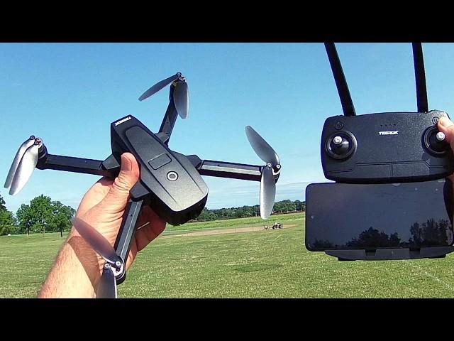 Teerok T18S Inexpensive Brushless GPS Camera Drone Flight Test Review