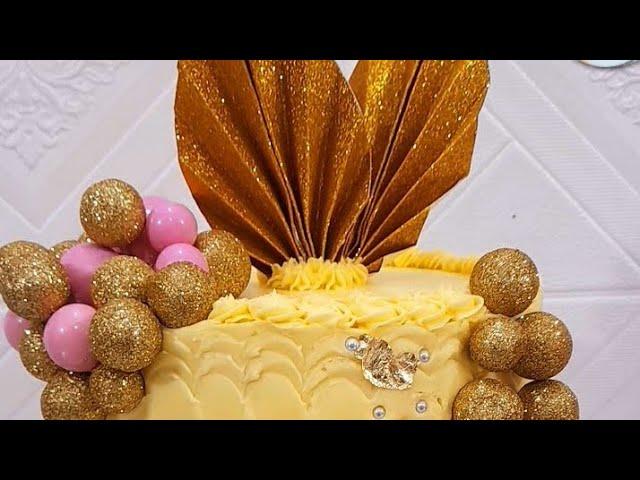 how to make cake topper  and butter cream cake