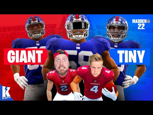 GIANT Team vs TINY (Madden 22 Challenge)! K-CITY GAMING