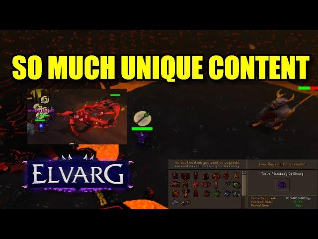 Elvarg RSPS: This Semi-Custom RSPS has SO MUCH Unique Content! Grinds & Opening Fun! +BIG G/A