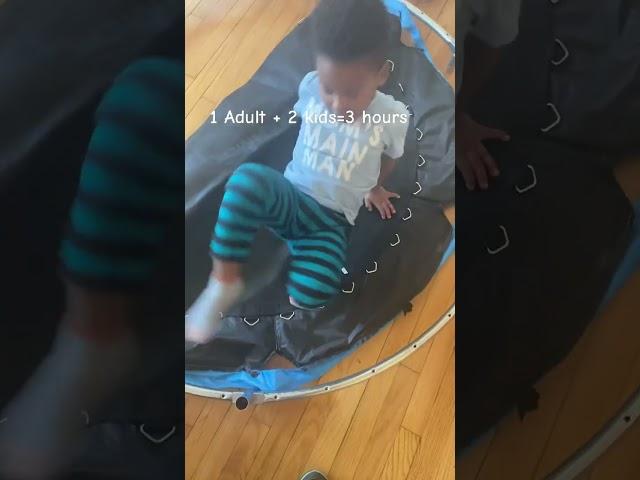 We Tried Amazon's Indoor Trampoline Setup
