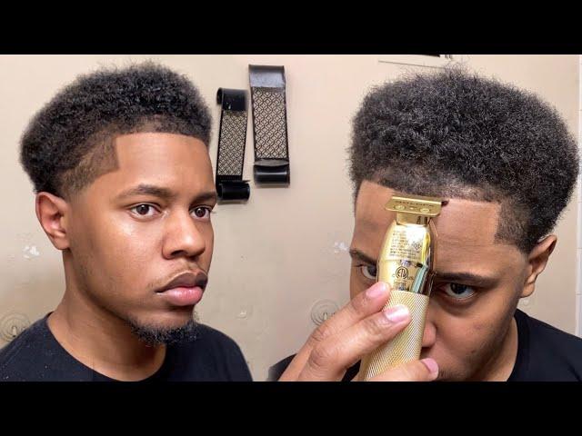 How To Give Yourself A Line Up (Easy) Tutorial ️( shape up, edge up, hairline )