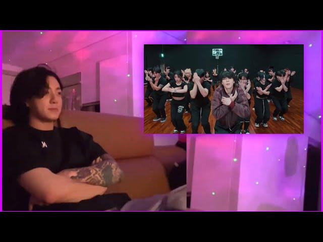 Jungkook reaction to Jimin dance practice ‘Set Me Free pt. 2’