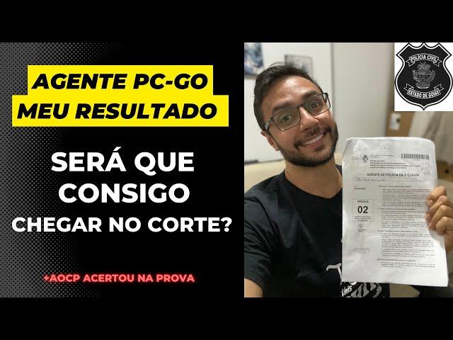 Agente da Polícia civil de Goiás - o que achei da prova, nota de corte e recursos